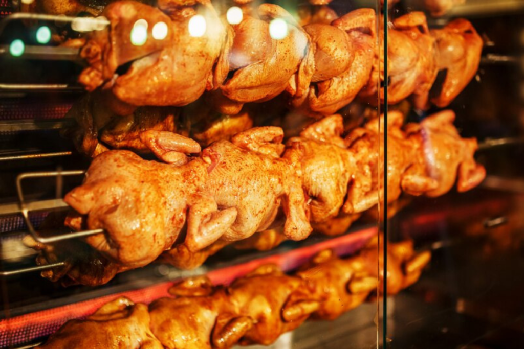 What makes a rotisserie?