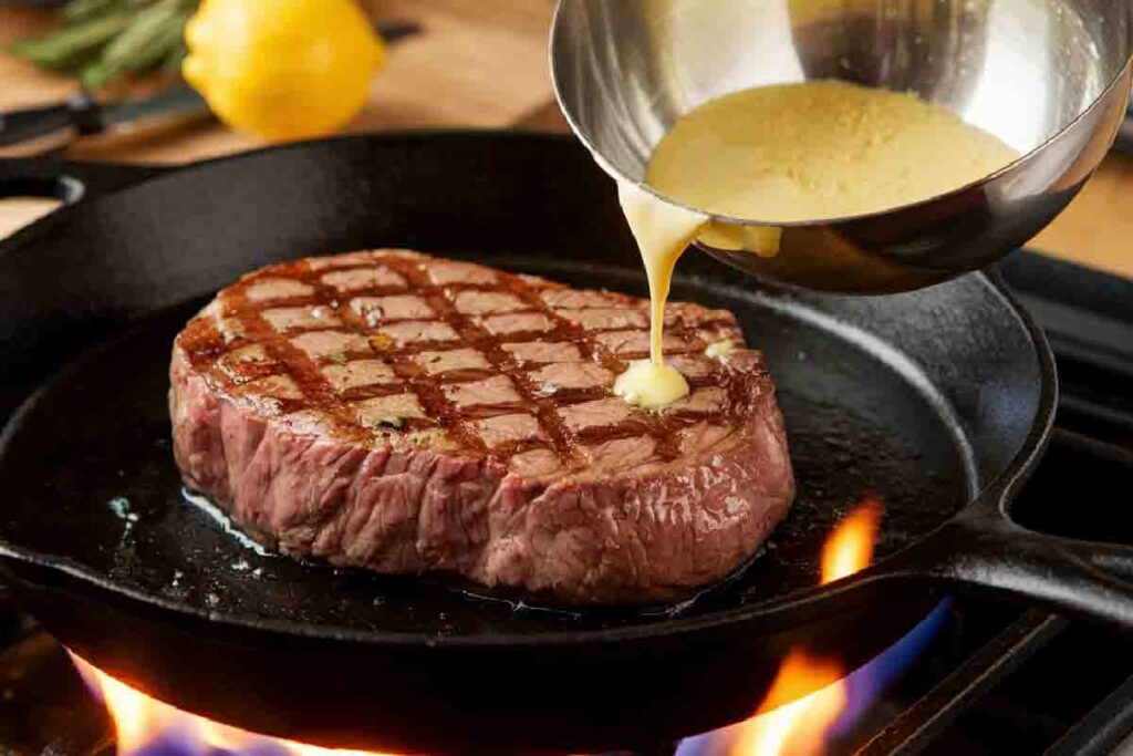 Can I reverse sear with butter?