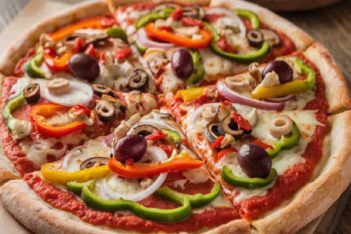 What Does a Veggie Pizza Contain?