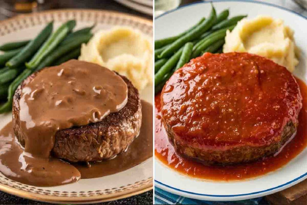 What is the Difference Between Salisbury Steak and Meatloaf?