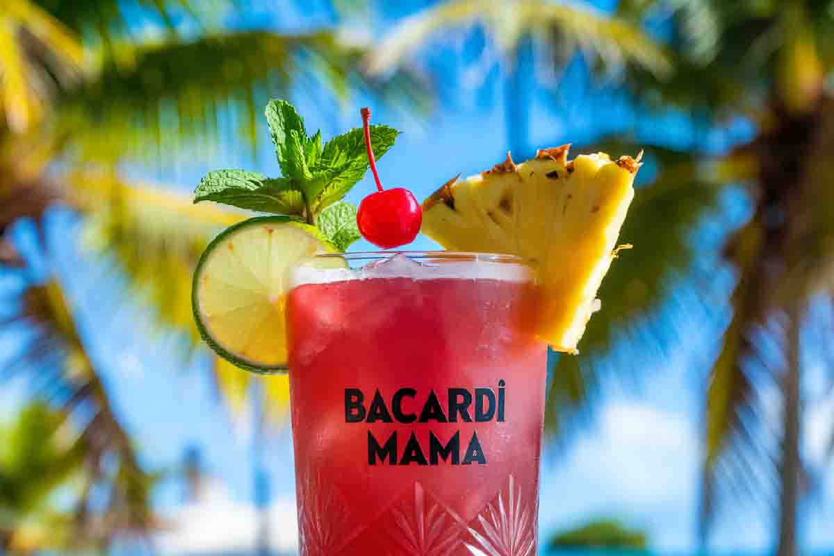 What's in Bacardi Bahama Mama?