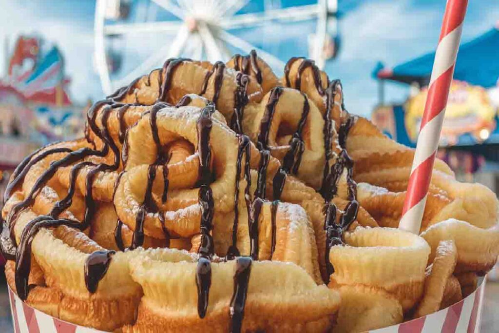 Is funnel cake made from pancake batter?