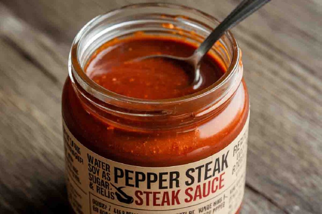 What is Pepper Steak Sauce Made Of?